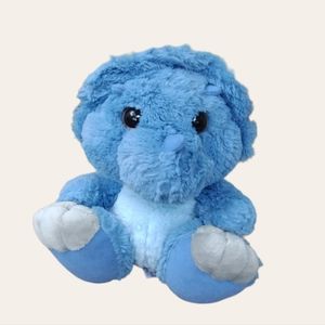 Aurora - Taddle Toes - 10" Toughie Lovey Triceratops blue dinosaur animal toy